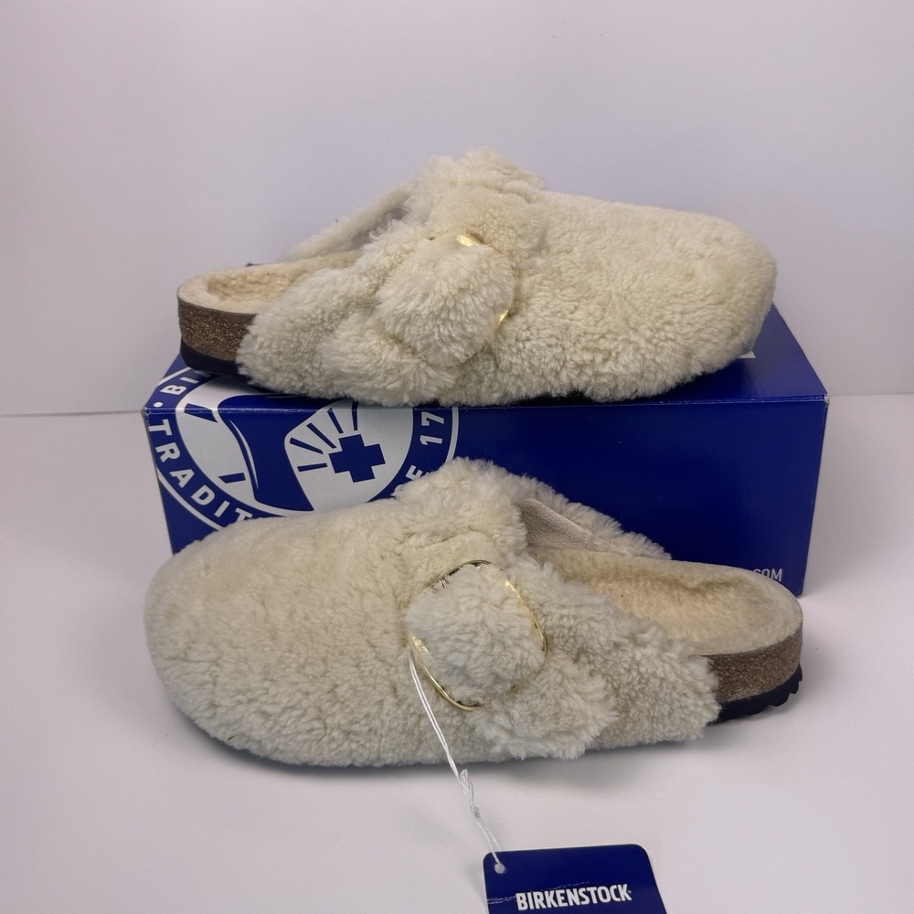 Birkenstock Boston Big Buckle Teddy Rivet Women 10 / Men 8 (EU 41) Narrow Fit